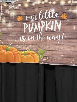 Baby Shower Decor” A Little Pumpkin Is On The Way “
