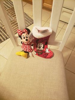 Minnie Mouse Stuffed Animal & Stocking