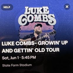Luke Combs Ticket