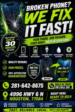 Repairs your device same day