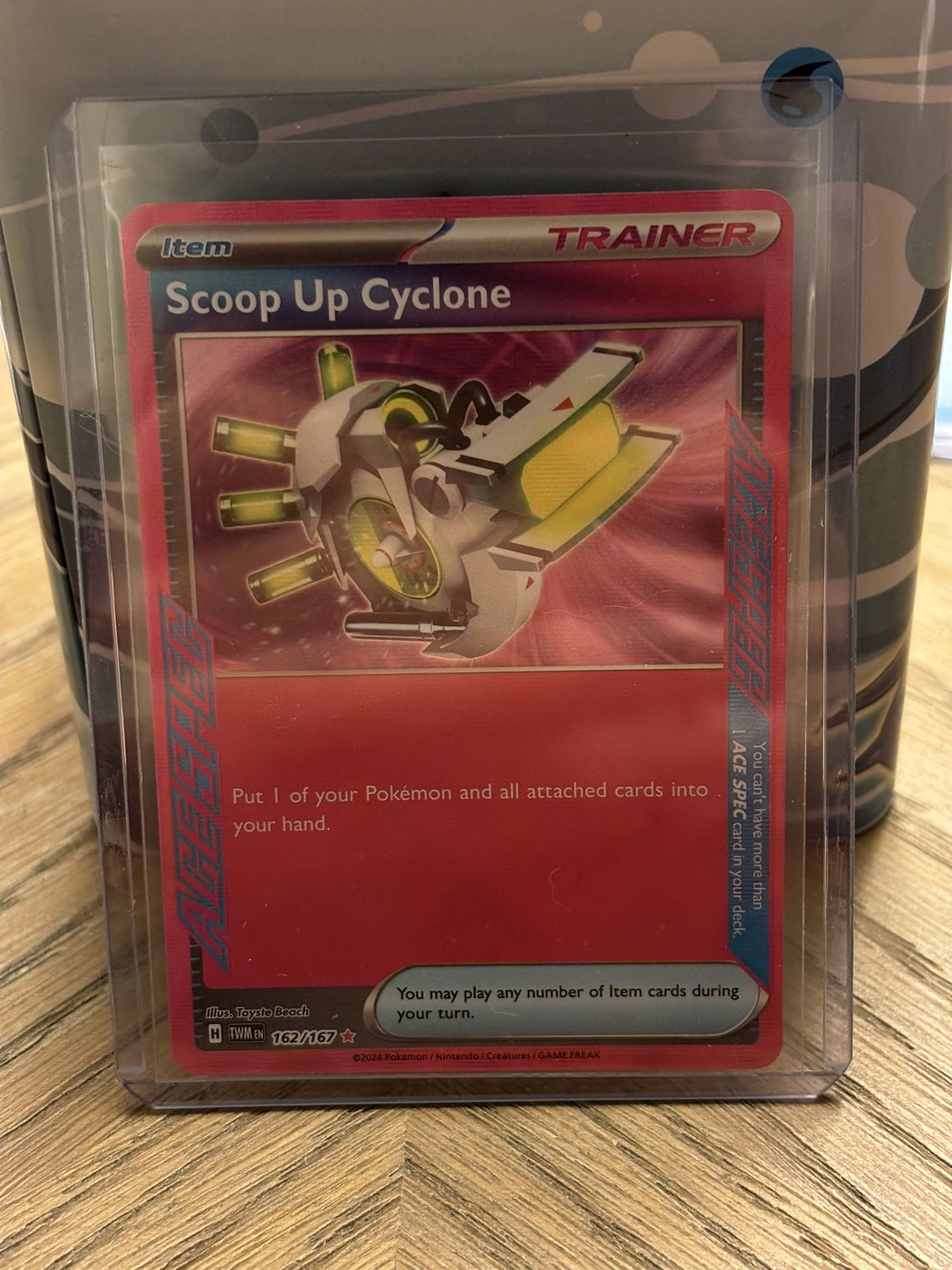 Scoop Up Cyclone 162/167 Twilight Masquerade ACE Spec Rare Pokemon Card