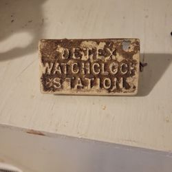 Vintage DETEX WATCHCLOCK STATION 