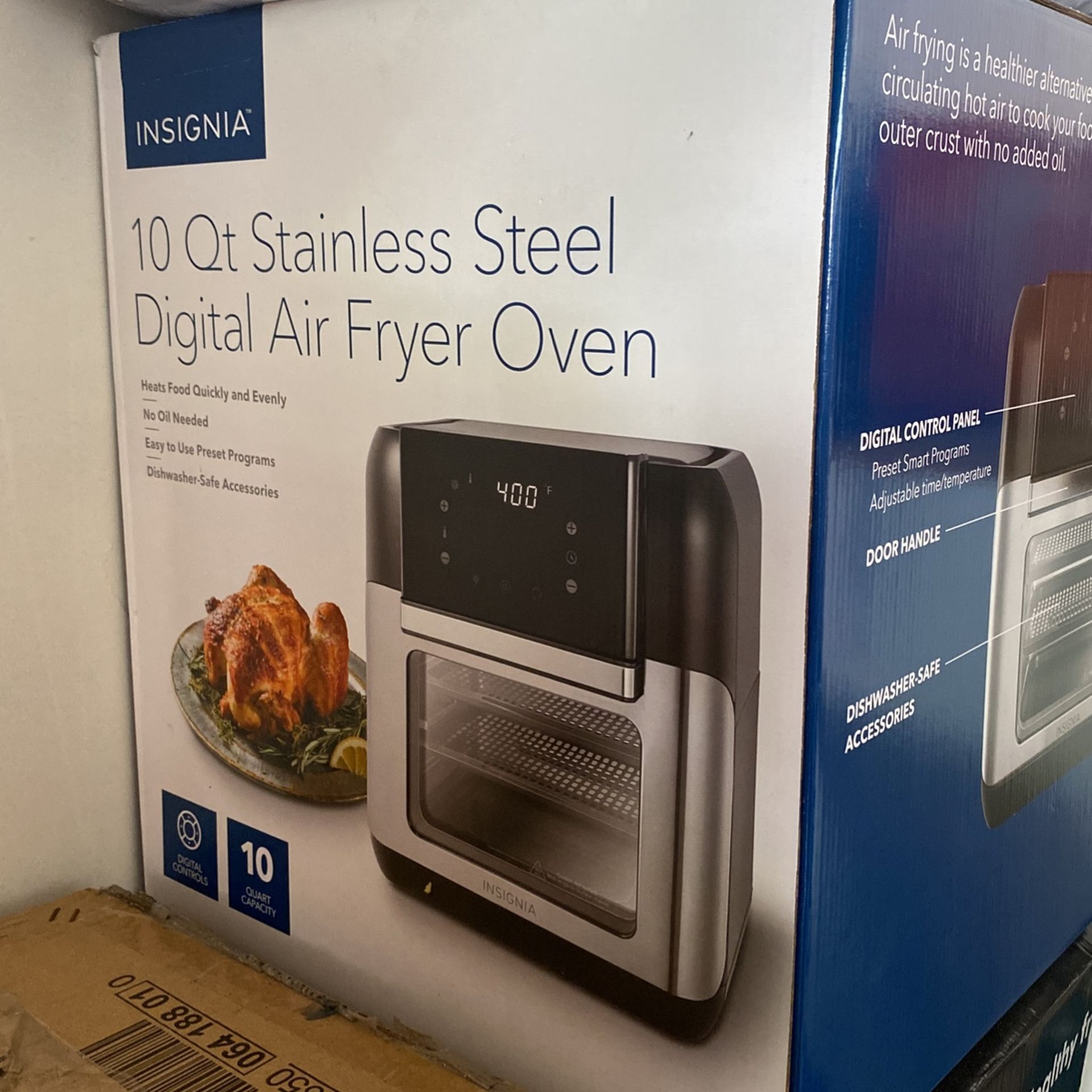 10 Qt Insignia Digital Air Fryer Insignia Air Fryer Oven 10 Qt Insignia  Digital Toaster Oven