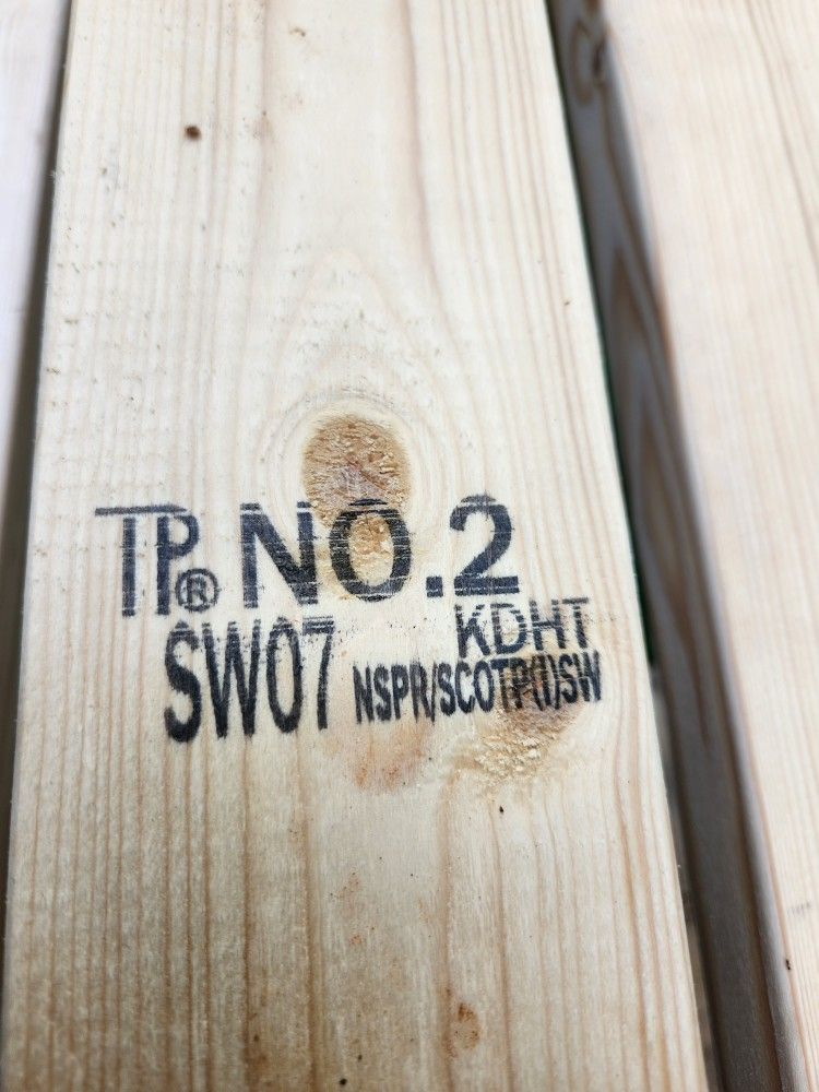 2 X 4inch 86 Inch SCOTCH PINE Wood Boards X20