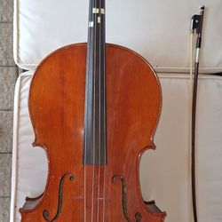 Cello from Kenneth Stein Violins with Protec Case, Bow & Spare Strings - Sold As-is