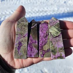 Stichtite Atlantisite Crystal Tower