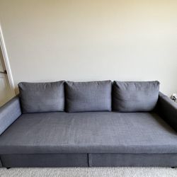 IKEA FRIHETEN Sleeper sofa, Skiftebo dark gray