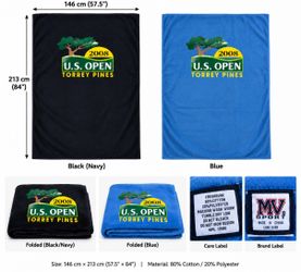 2008 U.S. Open Torrey Pines USGA Beach Blanket – New with Tags