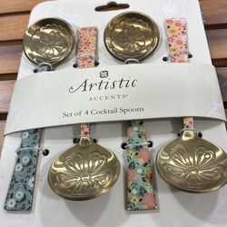 Set of 4 Cocktail Spoons
