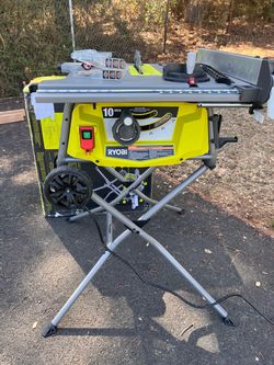 Ryobi 10 Inch Table Saw with Stand