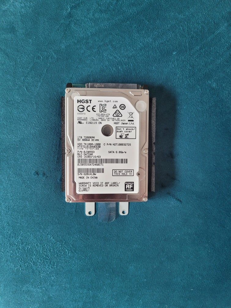 HGST Travelstar 2.5" HDD 1TB