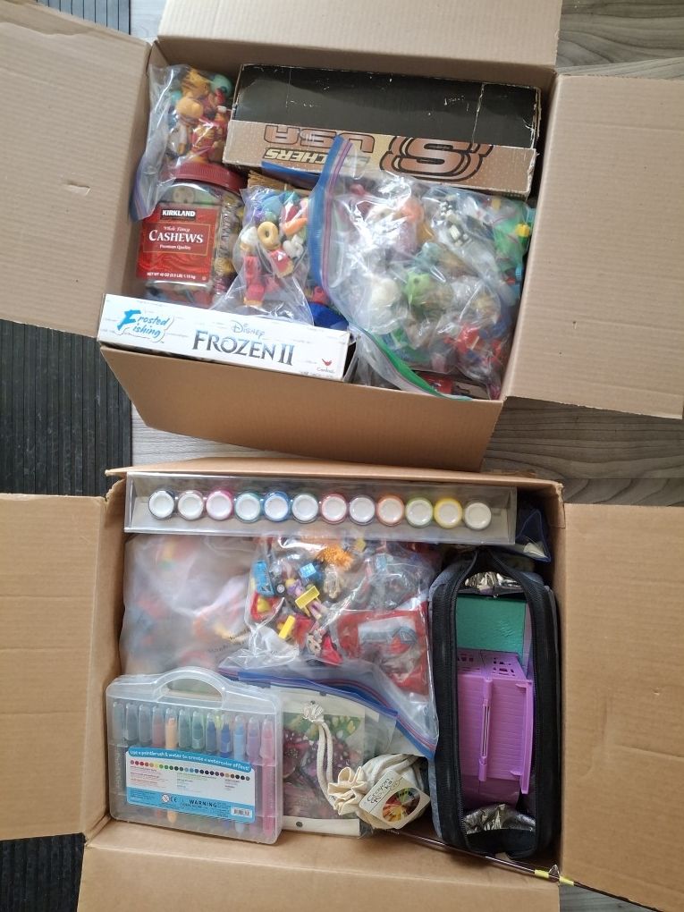 2 Boxes Of Toys