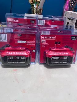 CRAFTSMAN,V20 20 -Volt,1 Pack Battery ( 6 Ah Lithium-ion)