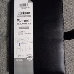 New 2024/2025 Faux Leather Planner 