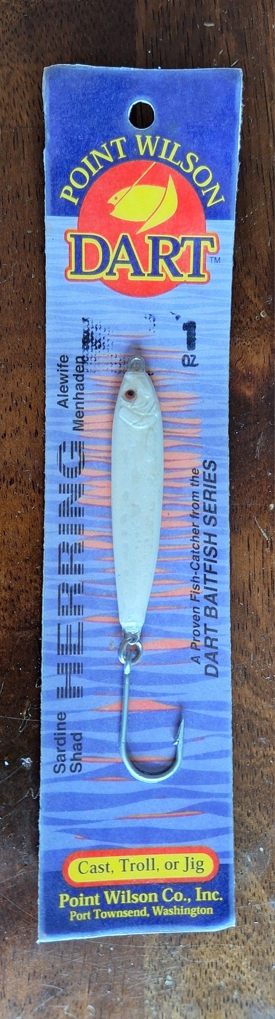 DART BAITFISH LURE HERRING SALMON HALIBUT LINGCOD * UNOPENED 1990s *