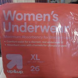 19 unused XL women disposable diaper underwear
