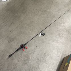 Abu Garcia Black Max Baitcast Fishing Combo, 6'6" Medium Rod, Right/Left Handed Reel