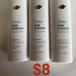 Dove Daily Moisture Hair Care Bundle
