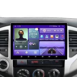 11.5" Car Stereo Radio for Toyota Tacoma 2005-2015 Upgrade CarPlay Replacement 4+64G HD Touch Screen Carplay/Android Auto/Android13/GPS Navigation/HD 