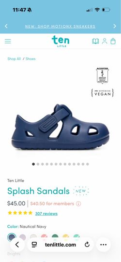 Ten Little Splash Sandals