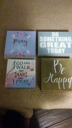 Sentiment wall decor