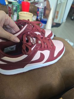 Nike Dunk Low Pink and Red Sneakers