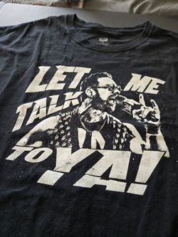 WWE Authentic LA Knight Let Me Talk To Ya! Wrestling T-Shirt Size 5XL