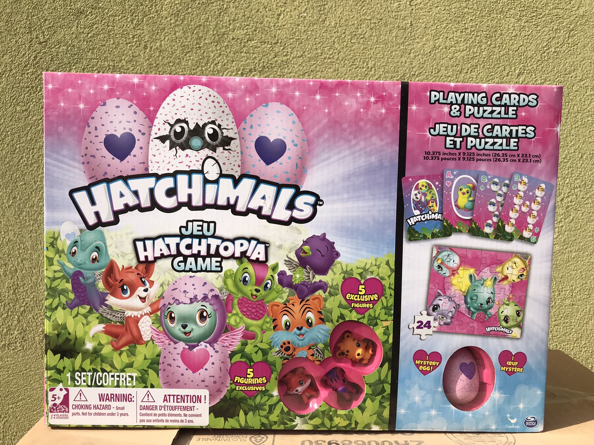 Hatchimals Hatchtopia Game, Playing Cards, and Puzzle Bundle