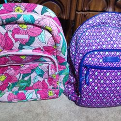 Vera Bradley Book Bag And Vera Bradley Double Bag