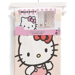 NEW Sanrio Hello Kitty Shower Curtain 72 X 72