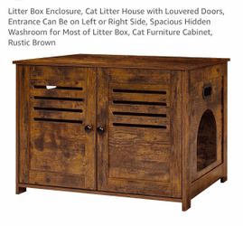 Litter box cabinet