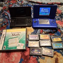 Nintendo Ds lot/with Gameboy advance game's
