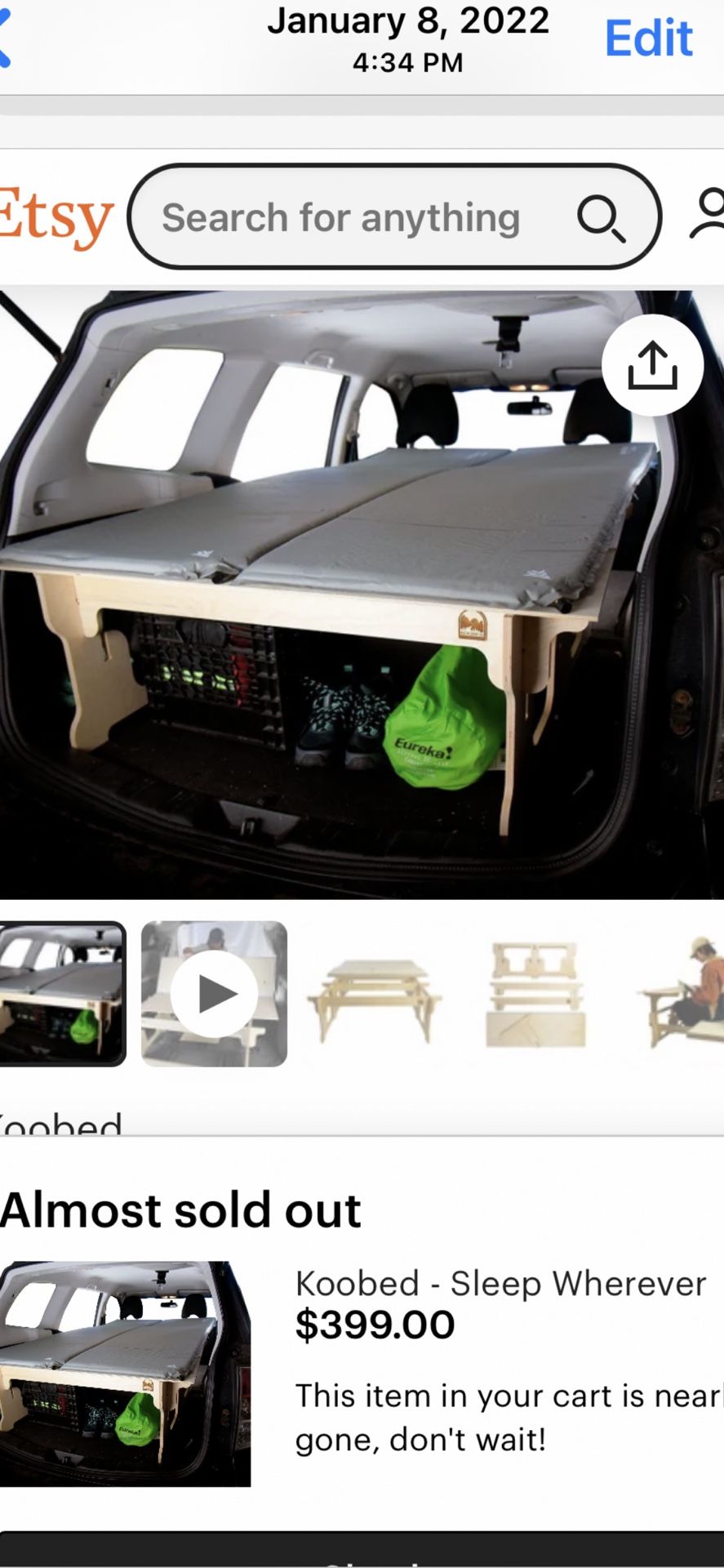 Portable Bed For Vans