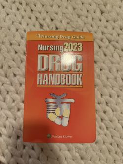Nursing 2023 Drug handbook