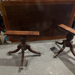 Antique mahogany dinner table
