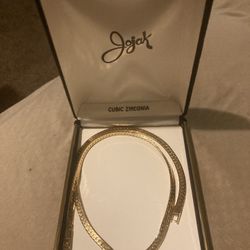 Jojak Gold Plated 1 Carat Cubic zirconia 