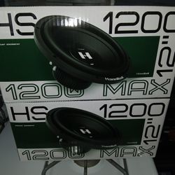 Brand New 2 12inch Deaf Bounce Hannibal Subs Very Nice Sounding Subs $200firm Price Pickup Only Serious Buyers Please Yes It Is Avaliable 