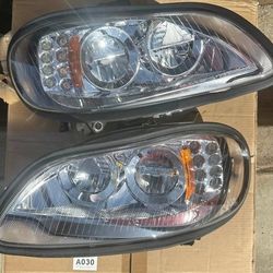 03-18 Freightliner M2 106 And 112 LED DRL Headlights Luces Micas Calaveras Faros Faroles Focos Headlamps