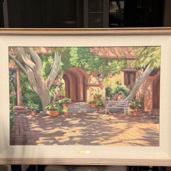 Julie Marsland – “TLAQUEPAQUE” (1994) – Original Oil on Canvas – 24x36 – High End Framed
