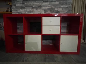 Kallax 8-Cube Shelf with Inserts