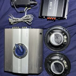 Speakers And Amplifier 