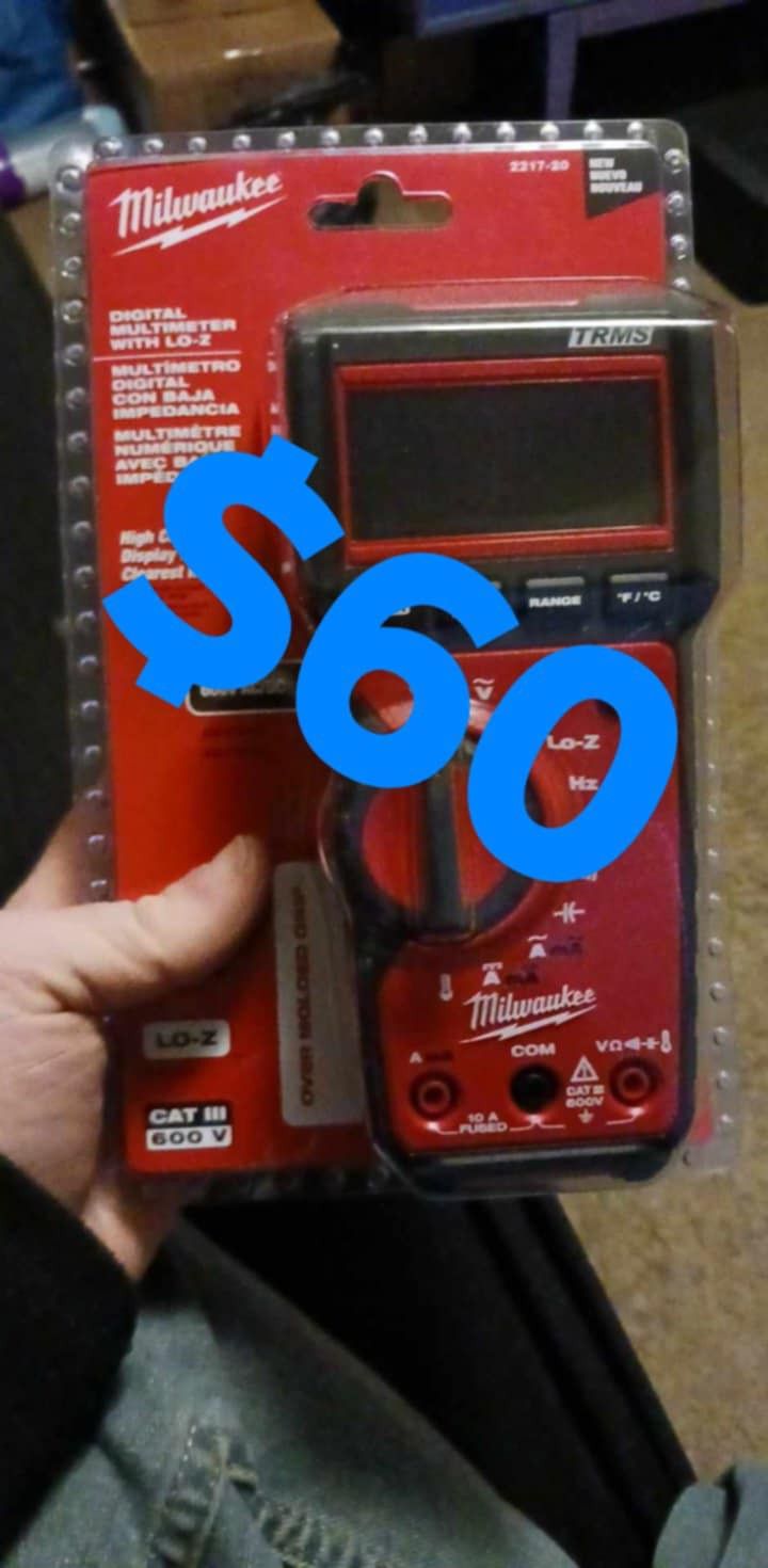 Milwaukee Digital Multimeter With Lo-Z