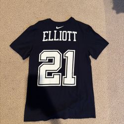 Mens Small Dallas Cowboys Ezikiel Eliott T-shirt