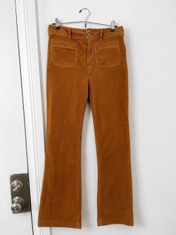 ANTHROPOLOGIE  WOMEN’s PILCRO CORDUROY FLARE PANTS. Sz 30