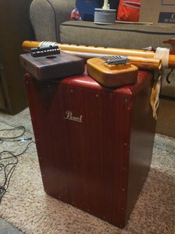Pearl Cajon Wooden Percussion Box Drum