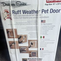 Ruff Weather Large Pet Door 15x23 1/2