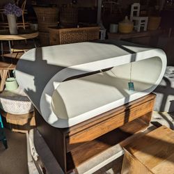 White Retro Coffee Table 