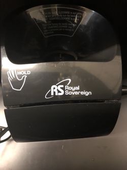 RS ROYAL SOVEREIGN COIN COUNTER manual