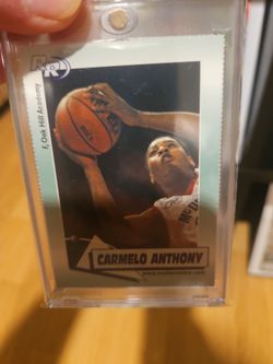 Carmelo Anthony rookie review card