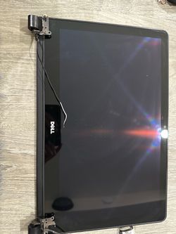 Dell Laptop LCD Screen Assembly with Hinges